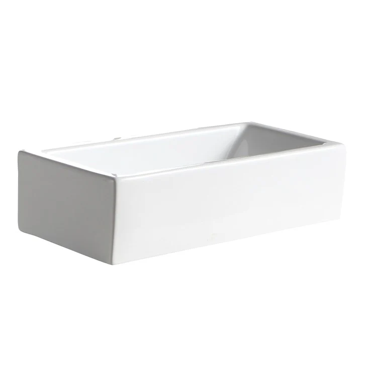 Lavatory Sink Randolph Above Counter 19-1/2 Inch Rectangle White - Frankwebs