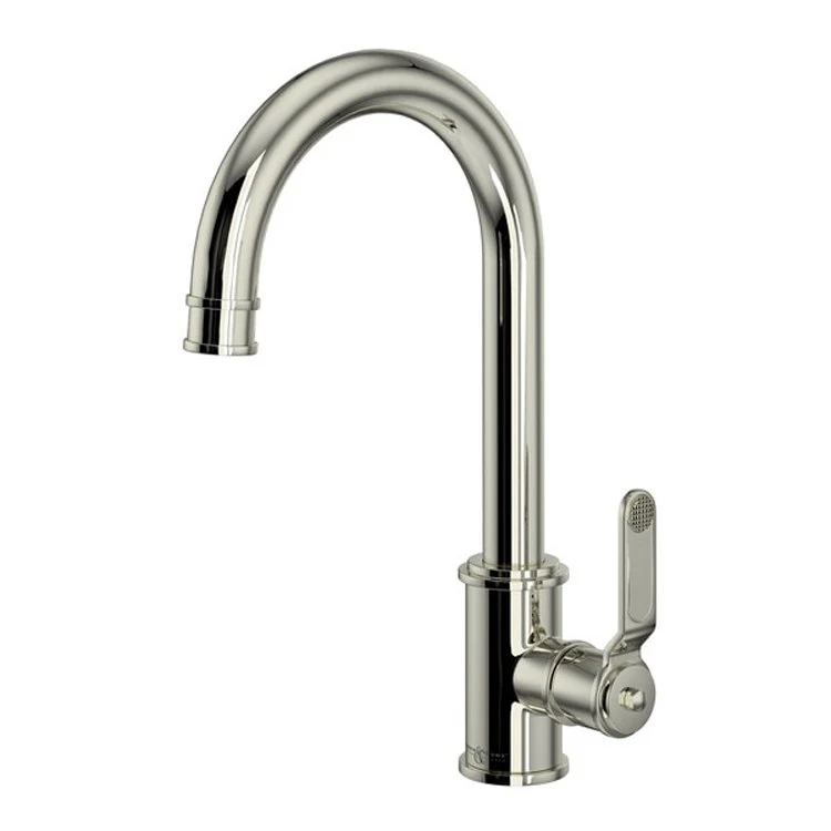 Bar Faucet Armstrong 1 Lever Satin English Gold High Neck Swivel Spout 1.8 Gallons per Minute - Frankwebs