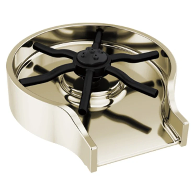 Glass Rinser Metal Brilliance Champagne Bronze for Any Faucet 4-1/2 Inch - Frankwebs