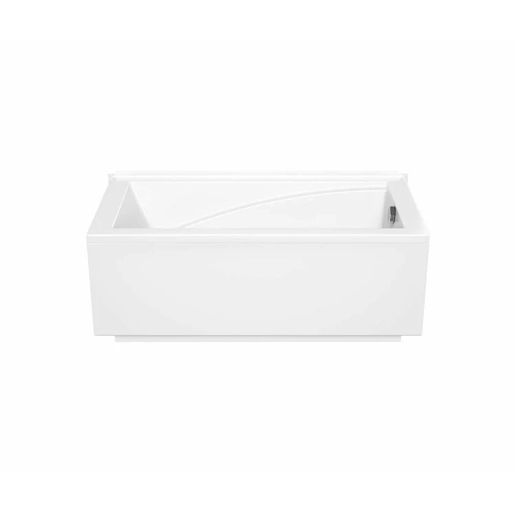 Tub Modulr 60 x 32 Inch Corner Right with Armrest Left Hand White Acrylic - Frankwebs