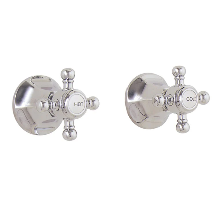 Handle Venice Brass 2 Cross Satin Nickel for Tub or Shower - Frankwebs