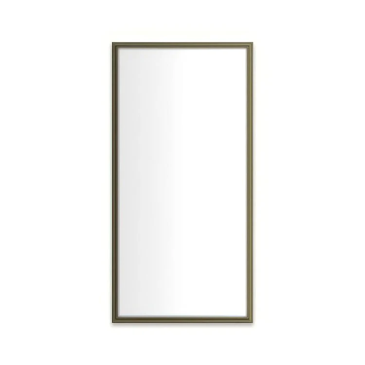 Medicine Cabinet Main Line 20 x 40 Inch 1 Doors Framed Mirror Nickel Flat Top Rosemont Frame Slow Close Hinges Sliding Magnification Mirror Magnetic Strip Interior Lighting USB Charging ports Electrical Outlets Phone Holder 4 Inch - Frankwebs