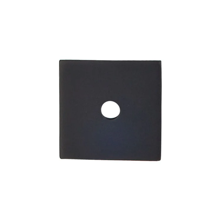 Knob Backplate Sanctuary Square Flat Black 1 Inch 1 Hole Zinc Alloy - Frankwebs