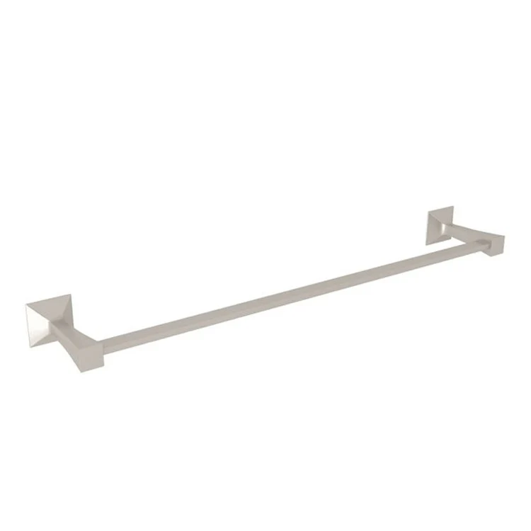 Towel Bar Vincent 18 Inch Single Satin Nickel Brass/Zinc 3-11/32 Inch - Frankwebs
