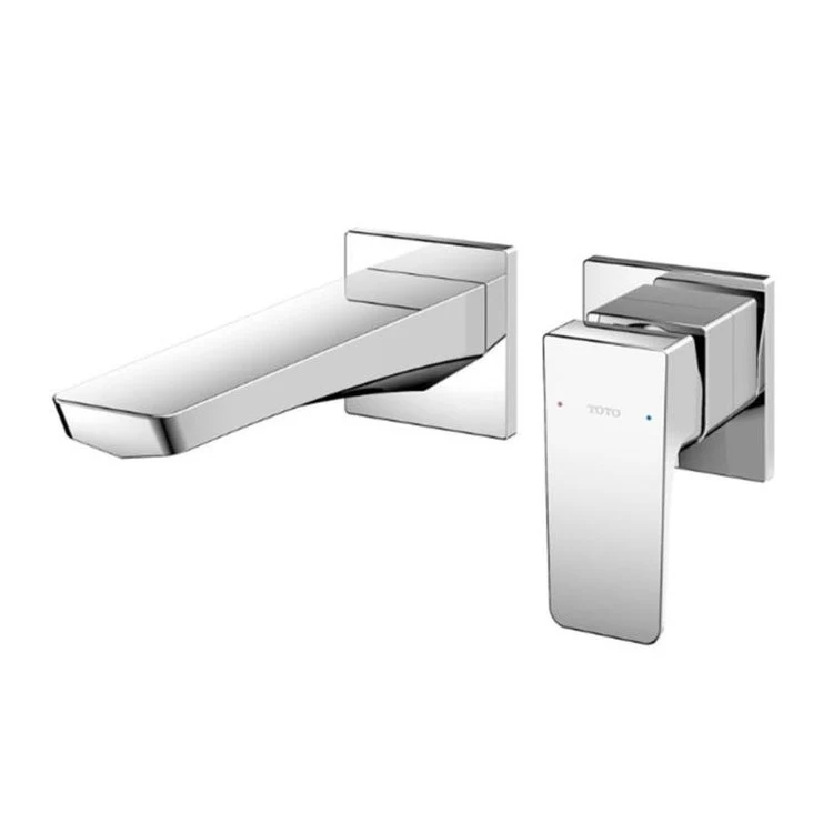 Lavatory Faucet GE Wall Mount Short 1 Lever ADA CALGreen/WaterSense Polished French Gold 1.2 Gallons per Minute - Frankwebs