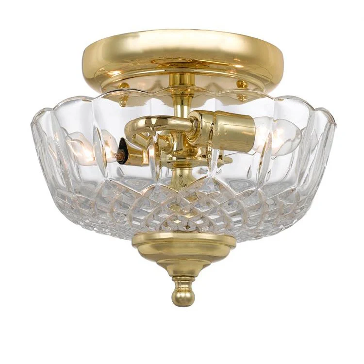Two-Light Small Flush Mount Ceiling Fixture - Frankwebs