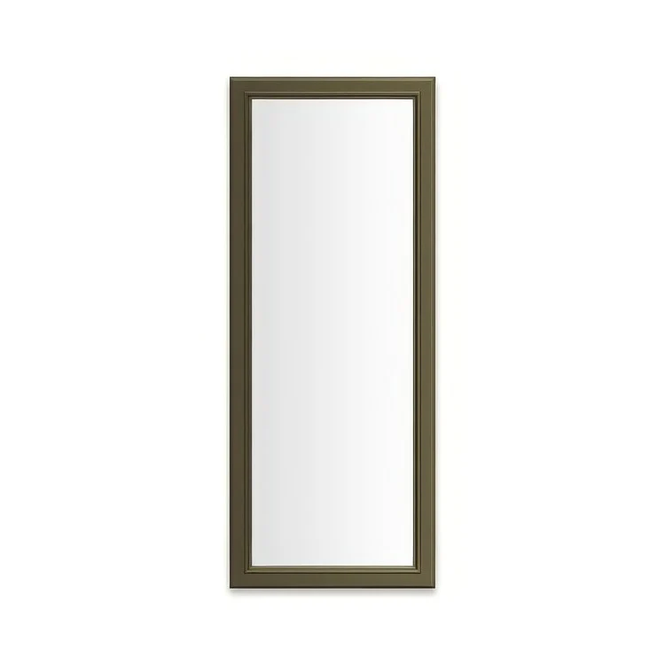 Medicine Cabinet Main Line 16 x 40 Inch 1 Doors Framed Mirror Brushed Black Flat Top Bryn Mawr Frame Slow Close Hinges 4 Inch - Frankwebs