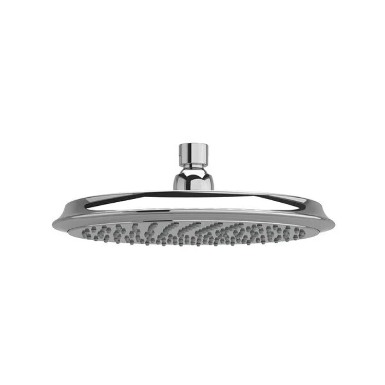 Showerhead 1 Function Rain Round Chrome 9 Inch 1.75 Gallons per Minute WaterSense - Frankwebs