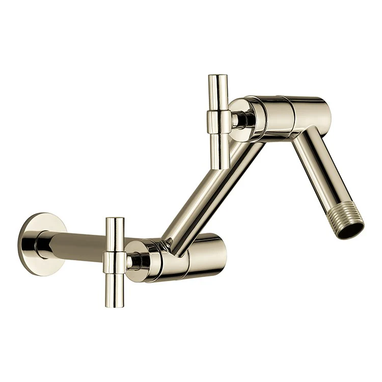 Litze Replacement Dual-Joint Shower Arm with Flange - Frankwebs