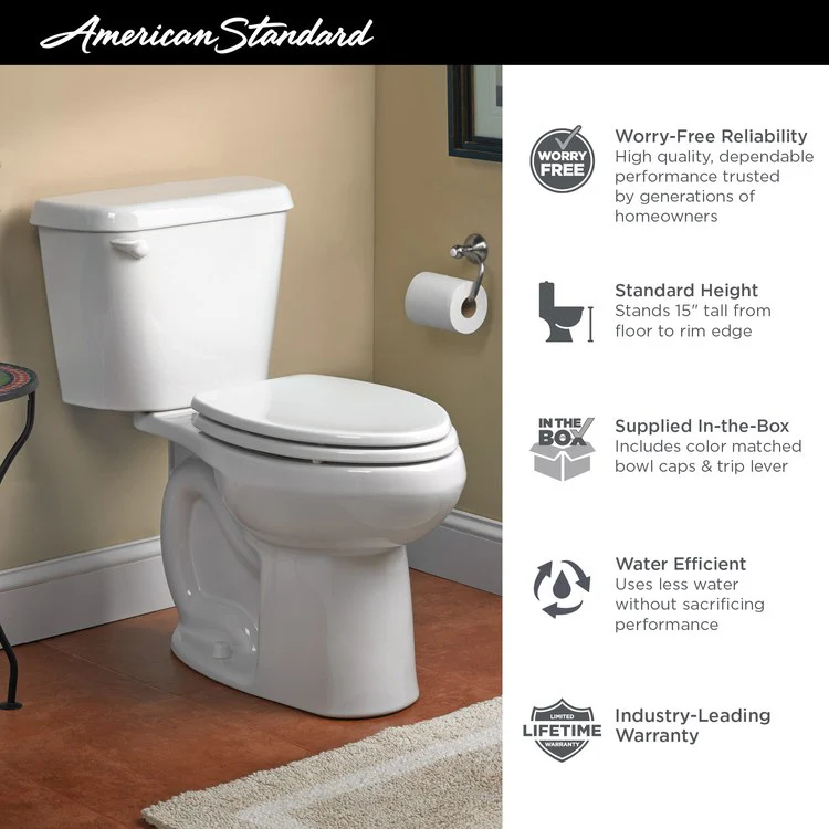 Colony Round 2-Piece Toilet with Left-Hand Lever/10