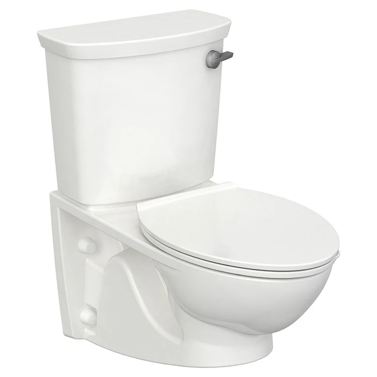 Glenwall VorMax Two-Piece Back Outlet Elongated Wall-Hung Toilet without Seat - Frankwebs