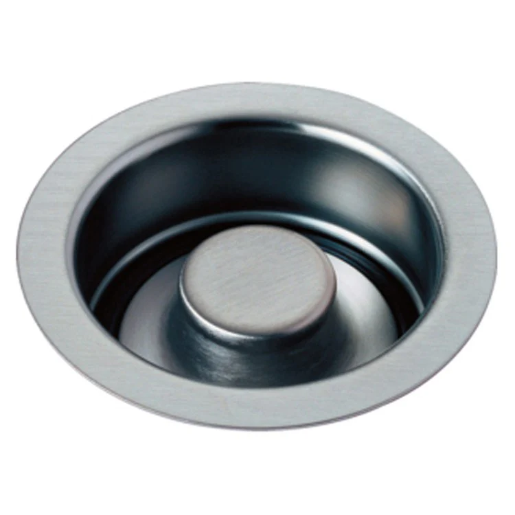 Disposal Flange with Stopper Black Stainless 4-1/2 Inch Brass for Kitchen Sink - Frankwebs