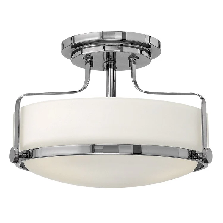 Harper Single-Light LED Semi-Flush Mount Ceiling Light - Frankwebs