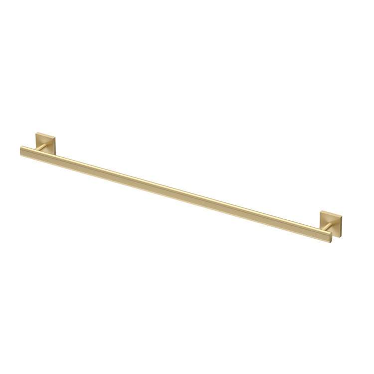 Towel Bar Elevate 30 Inch Brushed Brass Wall Mount Metal - Frankwebs