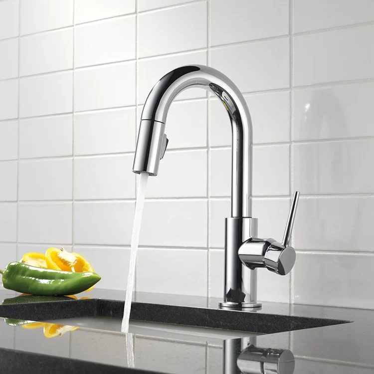Trinsic Single Handle Pull Down Bar/Prep Faucet - Frankwebs