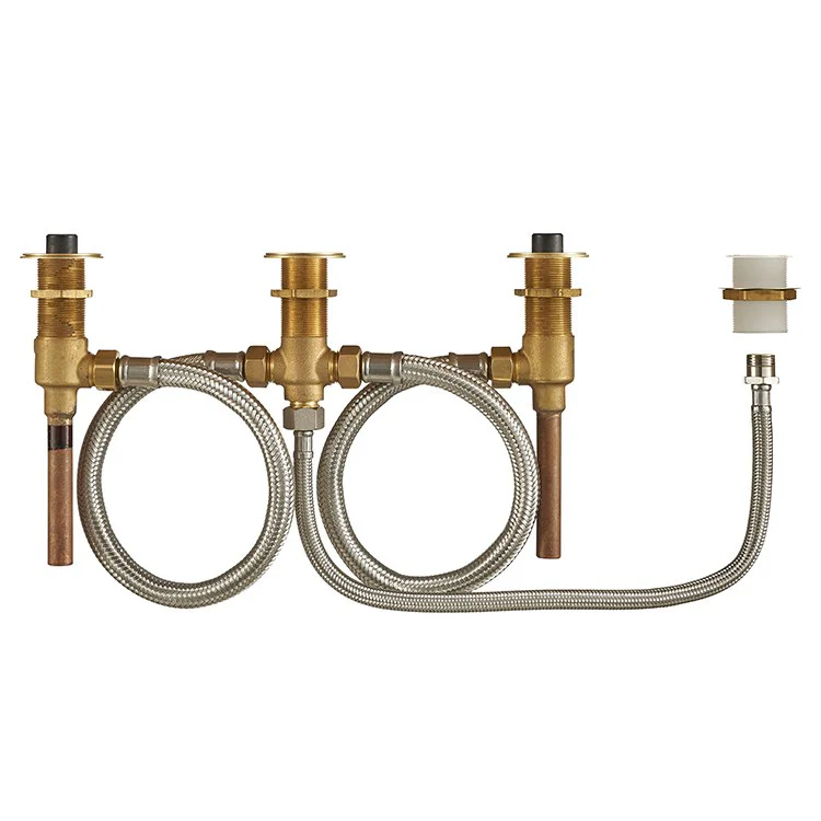 Flash Roman Tub Filler Rough-in Valve for Trim with Handshower - Frankwebs