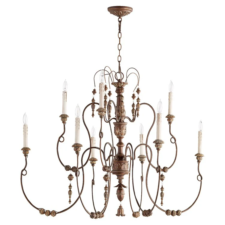 Salento Nine-Light Two-Tier Chandelier - Frankwebs