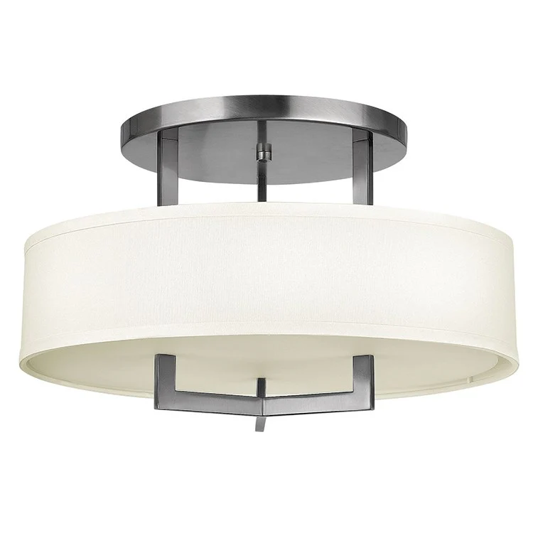 Hampton Single-Light LED Semi-Flush Mount Ceiling Light - Frankwebs
