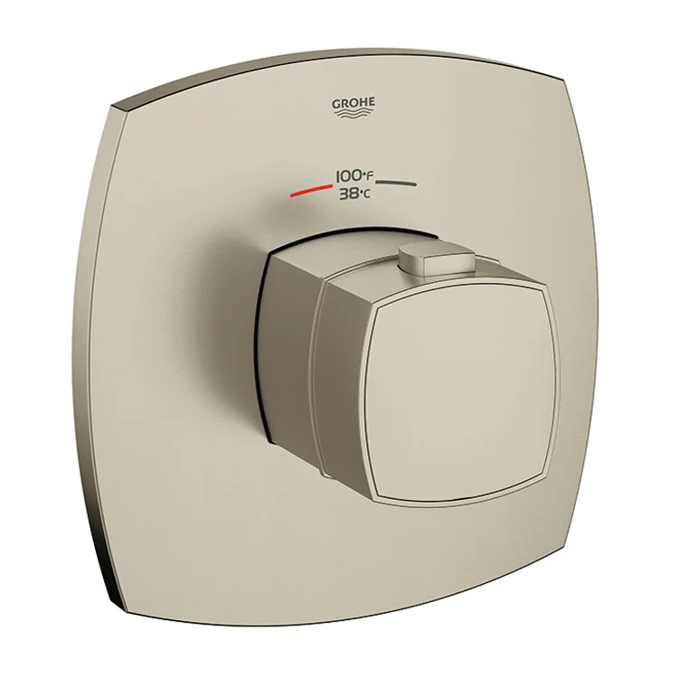 Grandera Custom Thermostatic Shower Valve Trim with Control Module/Grip Handle - Frankwebs