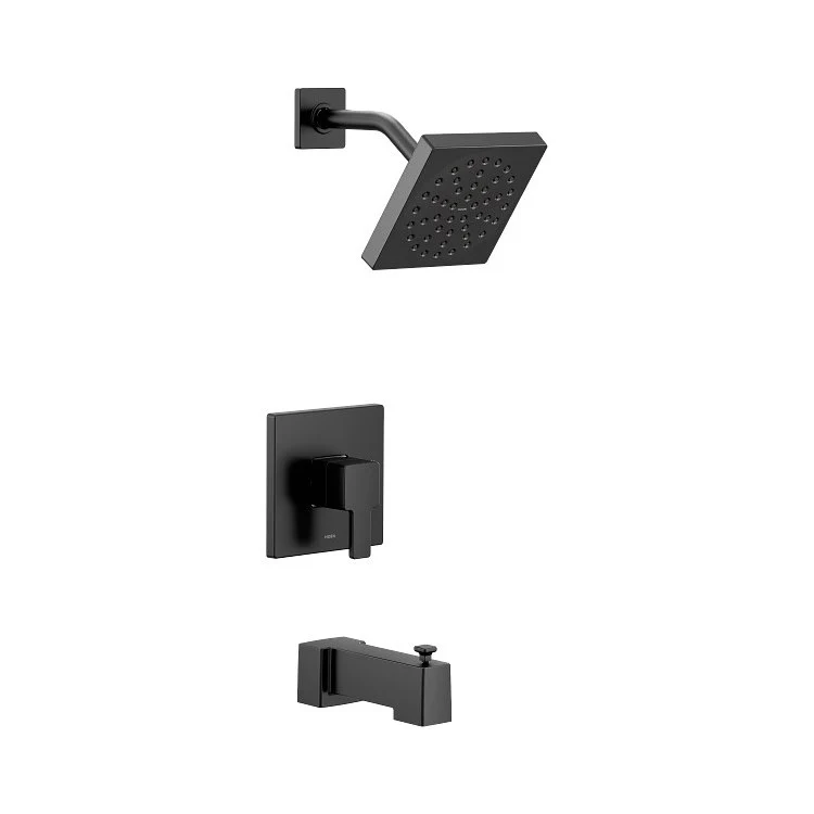 Tub and Shower Trim 90 Degree M-Core 2-Series Eco-Performance 1 Lever Matte Black WaterSense ADA Slip Fit Diverter - Frankwebs