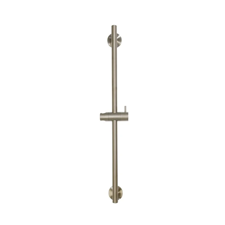 Slide Bar with Round Escutcheon 24 Inch Polished Chrome Brass Wall Mount - Frankwebs