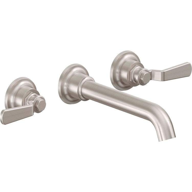 Lavatory Trim Descanso Works Vessel Wall 2 Lever Satin Bronze ADA 1.2 Gallons per Minute - Frankwebs