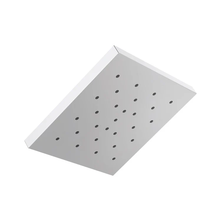 Showerhead Universal Showering Components 1 Function Square with H2Okinetic Technology Lumicoat Chrome 12 Inch 1.75 Gallons per Minute - Frankwebs