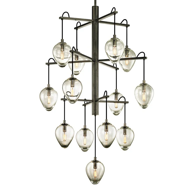 Brixton Thirteen-Light Three-Tier Pendant - Frankwebs