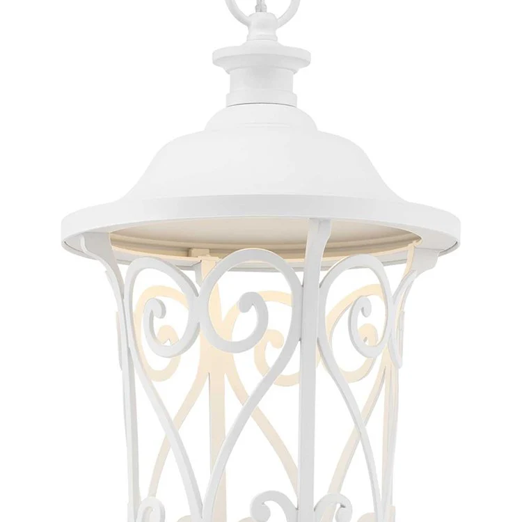 Leawood Single-Light LED Outdoor Hanging Lantern - Frankwebs