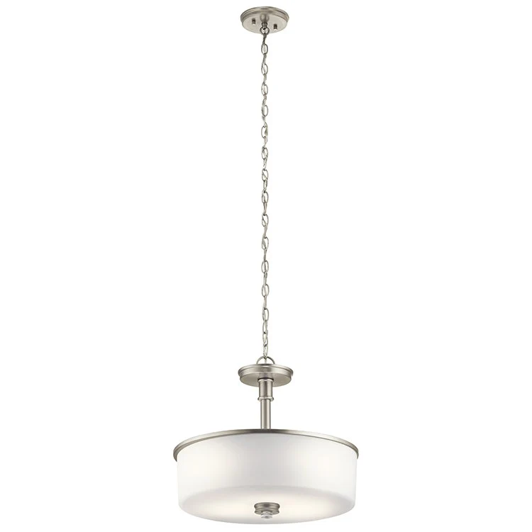 Joelson Three-Light Pendant/Semi-Flush Mount Ceiling Fixture - Frankwebs