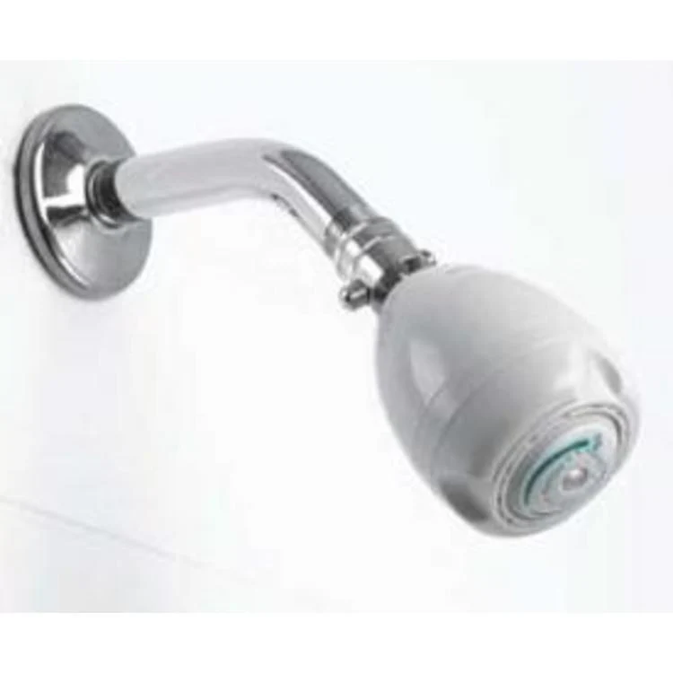Showerhead Earth Massage White 1.5 Gallons per Minute - Frankwebs