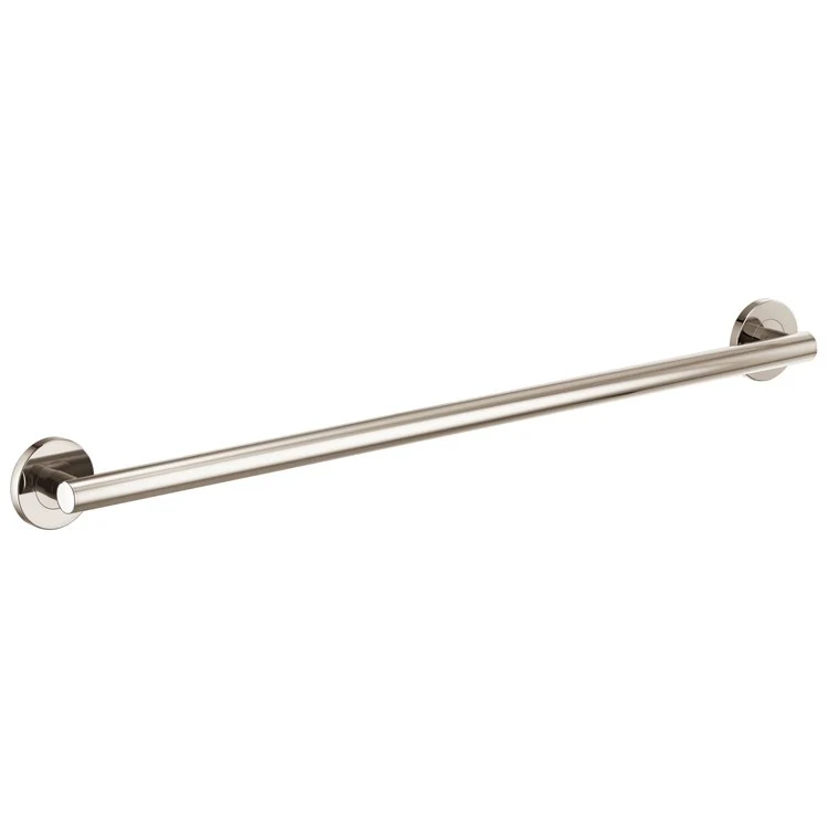 Grab Bar 36 Inch European Round Brilliance Luxe Gold ADA Concealed Mount Metal - Frankwebs