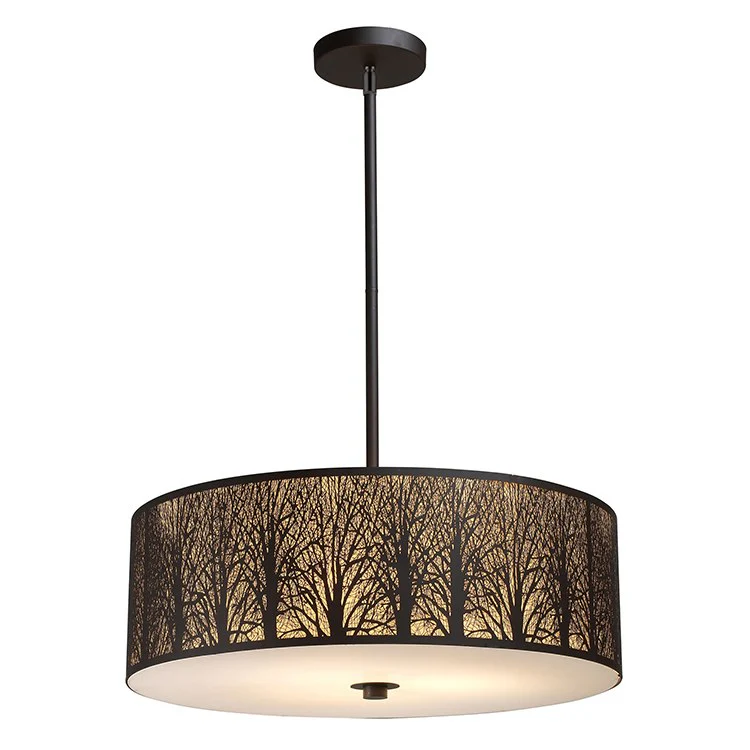 Woodland Sunrise Five-Light LED Pendant - Frankwebs