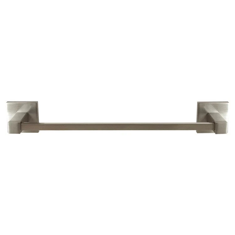Towel Bar Contemporary II Bath 12 Inch Satin Nickel Brass 2-1/4 Inch - Frankwebs