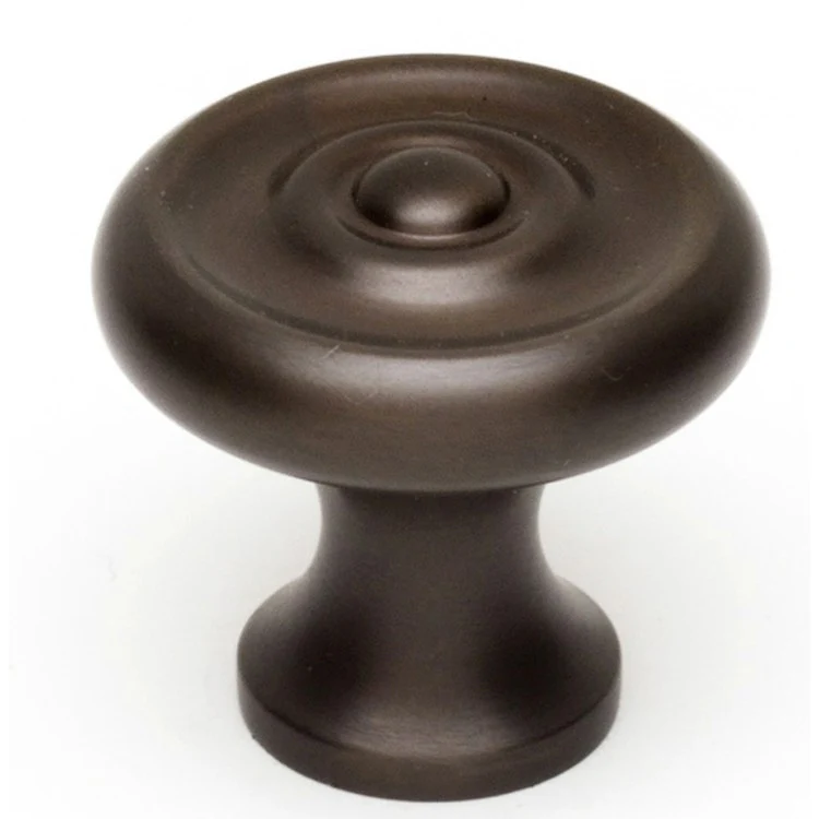 Knob II Collection Round Chocolate Bronze Brass 1 Inch 7/8 Inch 9/16 Inch - Frankwebs