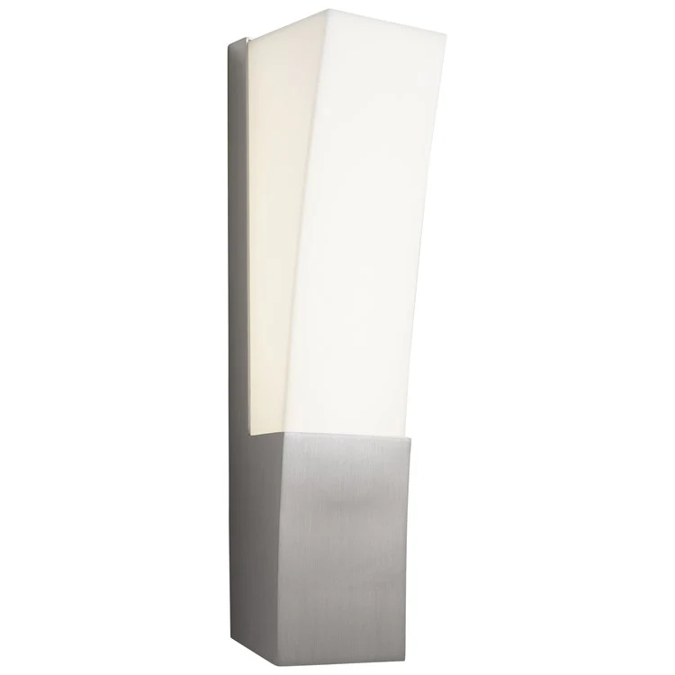 Crescent Single-Light Wall Sconce - Satin Nickel - Frankwebs