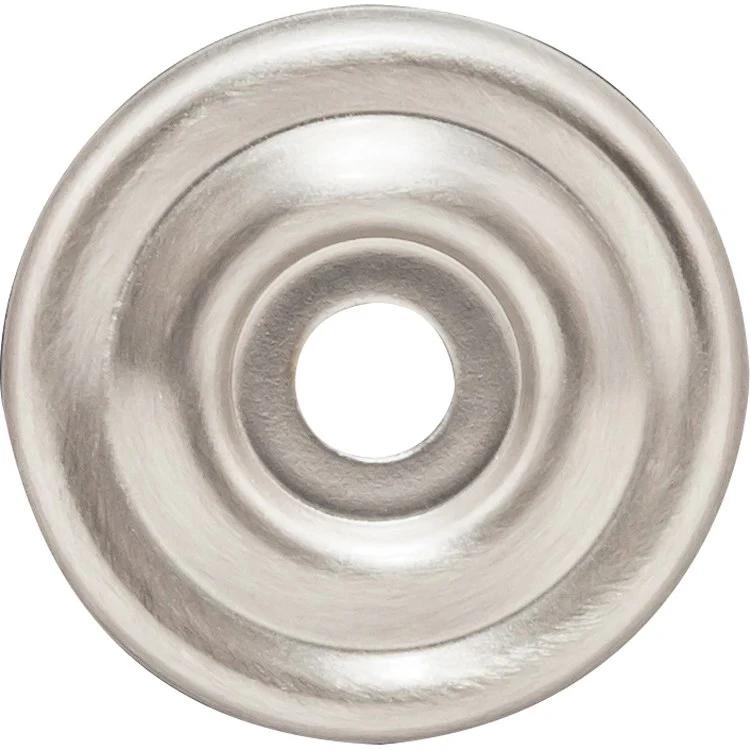 Backplate Devon Brushed Satin Nickel Brixton Circle 1-3/8 Inch Zinc Alloy for Decorative Hardware - Frankwebs