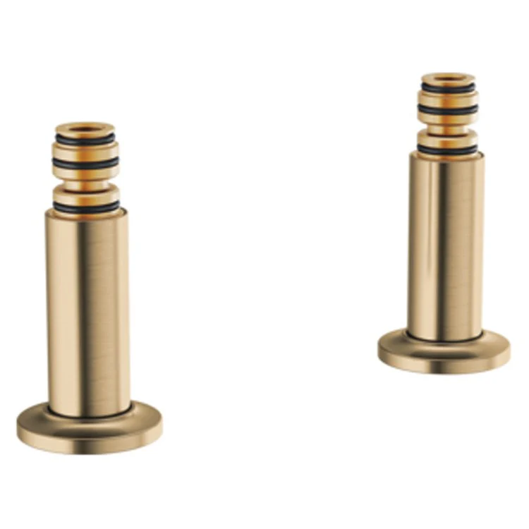 Tub Filler Union Kintsu Deck Mount Riser Brilliance Luxe Steel Brass for T70310-XXLHP Body Assembly and T7030X-XX Trim Kit 2-1/5 Inch - Frankwebs