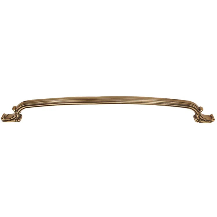 Pull Ornate Oversized Unlacquered Brass 18 Inch 21 Inch 2-1/2 Inch - Frankwebs