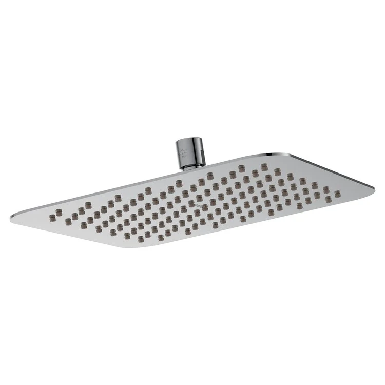 Showerhead 1 Function Eco-Performance Overhead Mount Chrome 10 Inch 1.75 Gallons per Minute Rectangle Full Rainshower - Frankwebs