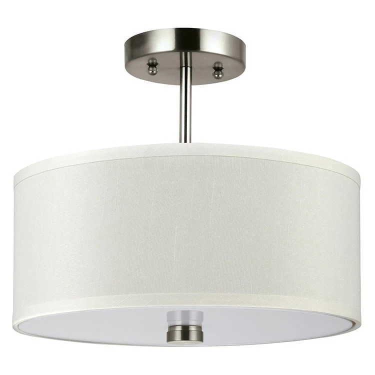 Dayna Two-Light Convertible Flush/Semi-Flush Mount Ceiling Fixture - Frankwebs