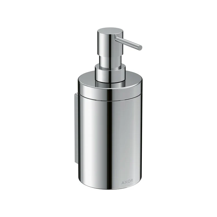 Soap Dispenser Universal Circular Chrome Wall Mount Metal Metal Pump 300 Milliliter - Frankwebs