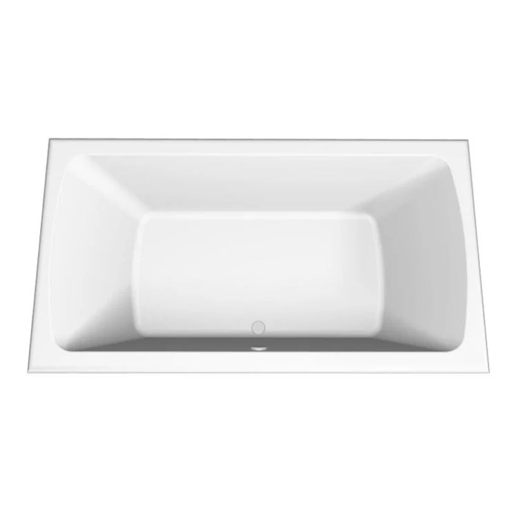 Combination Tub Designer Collection Rachael 72 x 36 x 20 Inch Drop-In Center Drain White Rectangle - Frankwebs