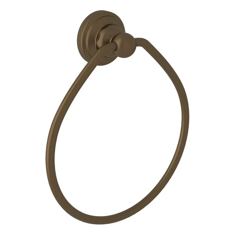 Towel Ring Edwardian 6.5 Inch Unlacquered Brass 1-3/8 Inch - Frankwebs