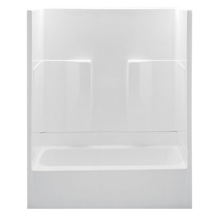 Tub and Shower Module Supercore Right Drain White 2 Shelves 47 Gallons 60 x 30 x 72 Inch - Frankwebs