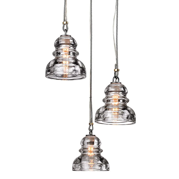 Menlo Park Three-Light Mini Pendant - Frankwebs
