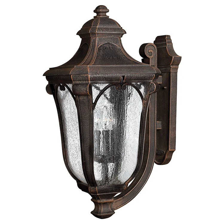 Trafalgar Three-Light Extra-Large Wall-Mount Lantern - Frankwebs