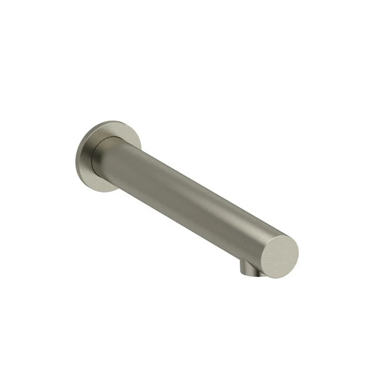 Tub Spout Round Brushed Nickel 8-3/4L Inch Brass - Frankwebs