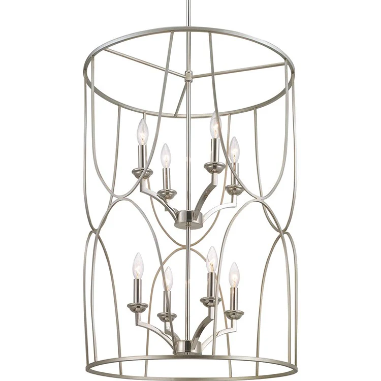 Landree Eight-Light Two-Tier Foyer Pendant - Frankwebs