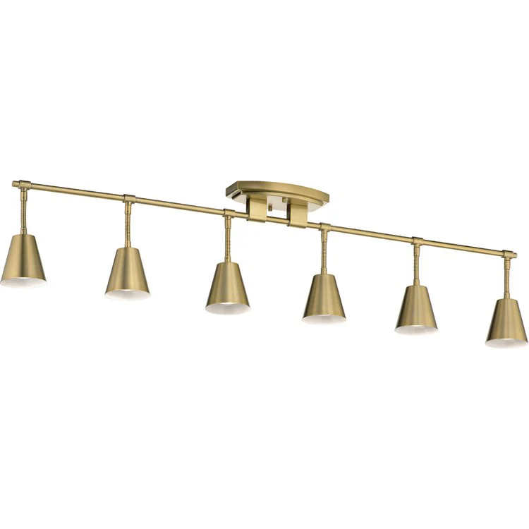 Sylvia Six-Light Rail Lighting Fixture - Frankwebs